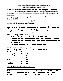 Chuyên đề bồi dưỡng môn Toán lớp 4, 5