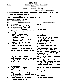 Giáo án các môn học khối 5 - Kì II - Tuần 19