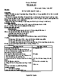 Giáo án các môn học khối 5 - Tuần 35 - Trường Tiểu học Tiền Phong 1