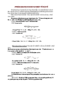 Toán khối 5 - Phương pháp giải hai bài toán có lời văn cơ bản về phân số