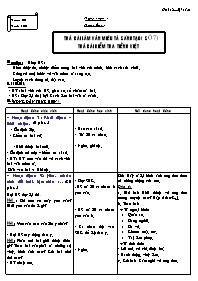 Giáo án Ngữ văn 6 - Tiết học 132: Trả bài làm văn miêu tả sáng tạo (số 7) trả bài kiểm tra Tiếng Việt