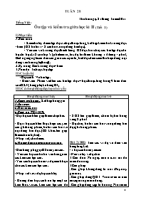 Giáo án các môn học khối lớp 5 - Tuần dạy thứ 28
