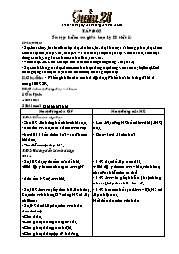 Giáo án các môn học khối lớp 5 - Tuần số 28