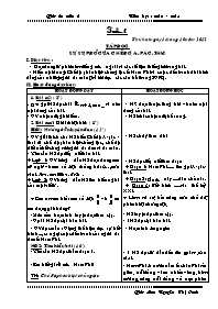 Giáo án Tổng hợp môn lớp 5 - Tuần 6 - Nguyễn Thị Oanh