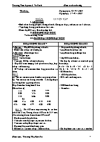 Giáo án bồi dưỡng môn học Toán 5