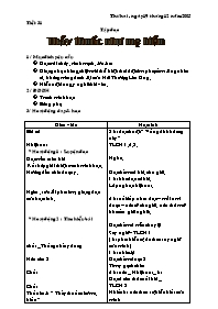 Giáo án môn học Tiếng Việt lớp 5 - Tuần học 16