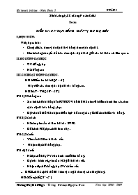 Giáo án môn Toán lớp 5 - Tuần 5 - Trường Tiểu học Nguyễn Trãi