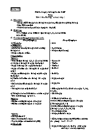 Giáo án môn Toán lớp 5 - Tuần học số 22