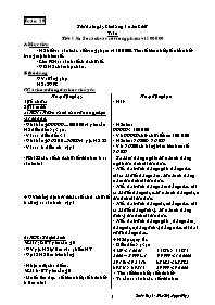 Giáo án môn Toán lớp 5 - Tuần học số 28