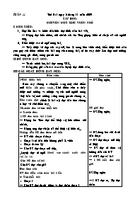 Giáo án Tiếng Việt lớp 5 - Tuần số 11