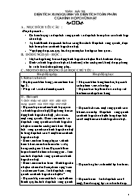 Giáo án Toán lớp 5 - Bài 105: Diện tích xung quanh và diện tích toàn phần của hình hộp chữ nhật