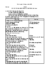 Giáo án Toán lớp 5 - Tiết học 148: Ôn tập về đo diện tích và thể tích (tiếp theo)