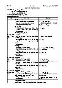 Giáo án Toán lớp 5 - Tiết số 39: Luyện tập chung