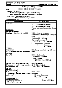 Giáo án Toán lớp 5 - Tuần số 19