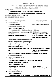 Giáo án Chính tả 5 - Tiết 19: Nghe - viết nhà yêu nước Nguyễn Trung Trực phân biệt âm đầu r / d / gi; âm chính o / ô