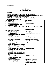 Giáo án Tiếng Việt học kì I (chi tiết)