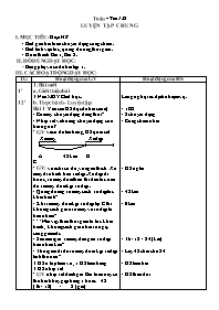 Giáo án Toán 5 - Tiết học 138: Luyện tập chung