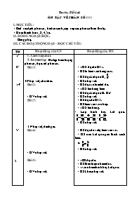 Giáo án Toán 5 - Tiết học 141: Ôn tập về phân số (tt)