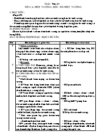 Giáo án Toán 5 - Tiết học 24: Đề - Ca - mét v