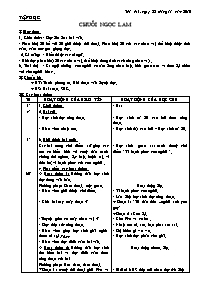 Thiết kế giáo án các môn lớp 5 - Tuần số 14