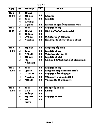 Thiết kế giáo án môn học khối 5 - Tuần số 3