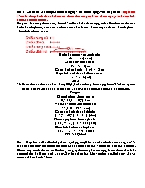 Toán khối 5 - Các bài toán hình chữ nhật