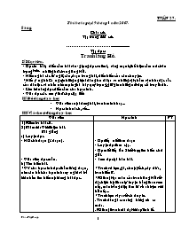 Giáo án dạy học Lớp 5 - Tuần 27 (Chuẩn kiến thức)