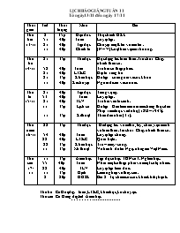 Giáo án điện tử Khối 5 - Tuần 11