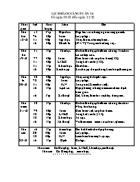 Giáo án điện tử Khối 5 - Tuần 16