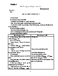 Giáo án điện tử Lớp 5 - Tuần 1 đến tuần 10