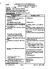 Giáo án Luyện từ và câu Lớp 5 - Tuần 25-26 - Lê Thị Lan