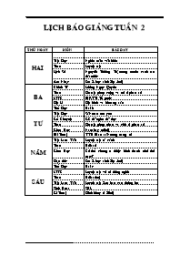 Giáo án điện tử Khối 5 - Tuần 2 (Bản chuẩn kiến thức)