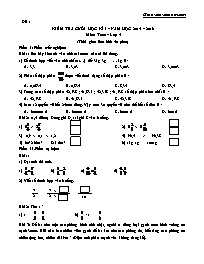 30 Đề kiểm tra cuối học kì 1 môn Toán Lớp 5 -
