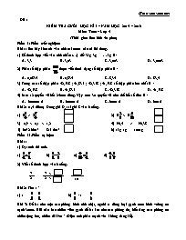 Bộ 32 Đề thi học kì 1 môn Toán Lớp 5