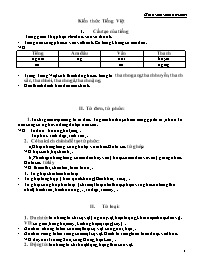 Tổng hợp kiến thức Tiếng Việt Lớp 5