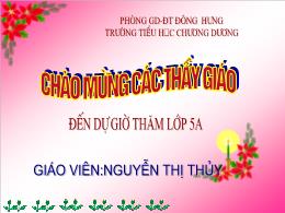 Bài giảng Toán Lớp 5 - Tiết 105: Diện tích xu
