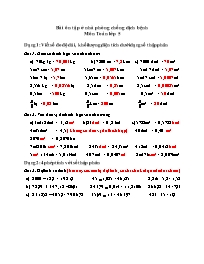 Bài ôn tập ở nhà phòng chống dịch bệnh môn To