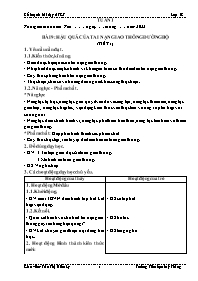 Giáo án An toàn giao thông Lớp 5 - Bài 9+10 -