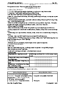 Giáo án Địa lí Lớp 5 - Tuần 5 - Bài: Vùng biể
