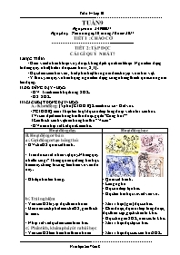 Giáo án Lớp 5 - Tuần 9 - Năm học 2017-2018