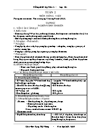 Giáo án Tiếng Việt Lớp 5 - Tuần 2 - Năm học 2
