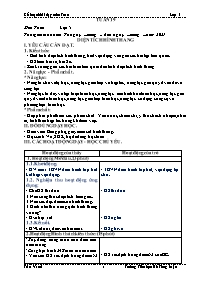 Giáo án Toán Lớp 5 - Chương trình học kì II -