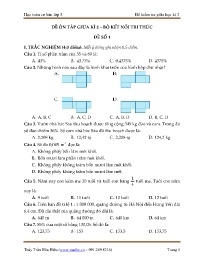 5 Đề ôn tập giữa kì 2 Toán 5 (Kết nối tri thứ
