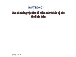Bài giảng Khoa học 5 (Kết nối tri thức) - Bài