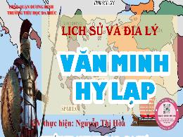 Bài giảng Lịch sử và Địa lí 5 - Bài 25: Văn m