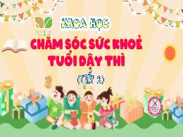 Bài giảng môn Khoa học 5 (Kết nối tri thức) -