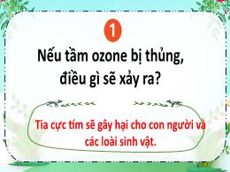 Bài giảng môn Khoa học lớp 5 (Kết nối tri thứ