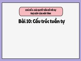 Bài giảng môn Tin học 5 (Kết nối tri thức) - 