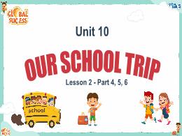 Bài giảng Tiếng Anh 5 (Global success) - Unit