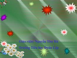 Bài giảng Tiếng Việt 5 (Chính tả) - Bài: Cô g